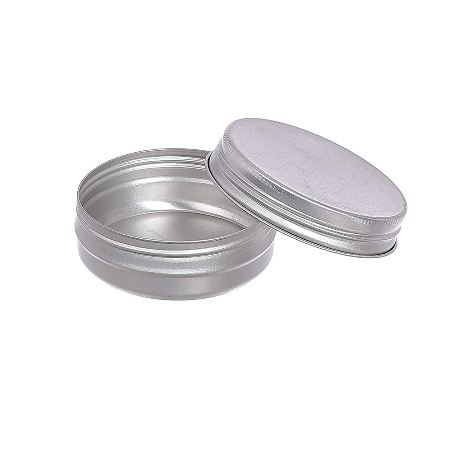 Hunky Dory 10ml Aluminium Cosmetics Shan Container Jar for Creams,Lip Balm, Body Butter, Essential oil, Hair Wax, Costemic, Makeup Use (Pack of 1)-picture-9