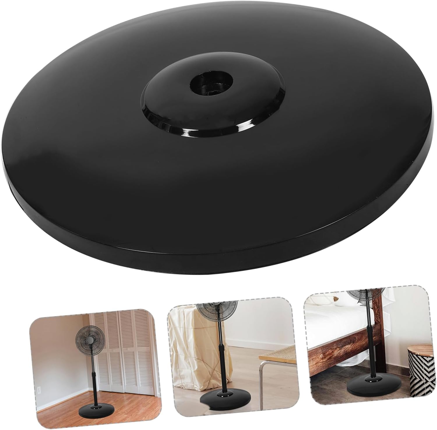 Amosfun Pedestal Fan Lifting Base Sturdy Support Chassis for Floor Fans Easy Install Materials Minimal Maintenance Versatile Design for Use