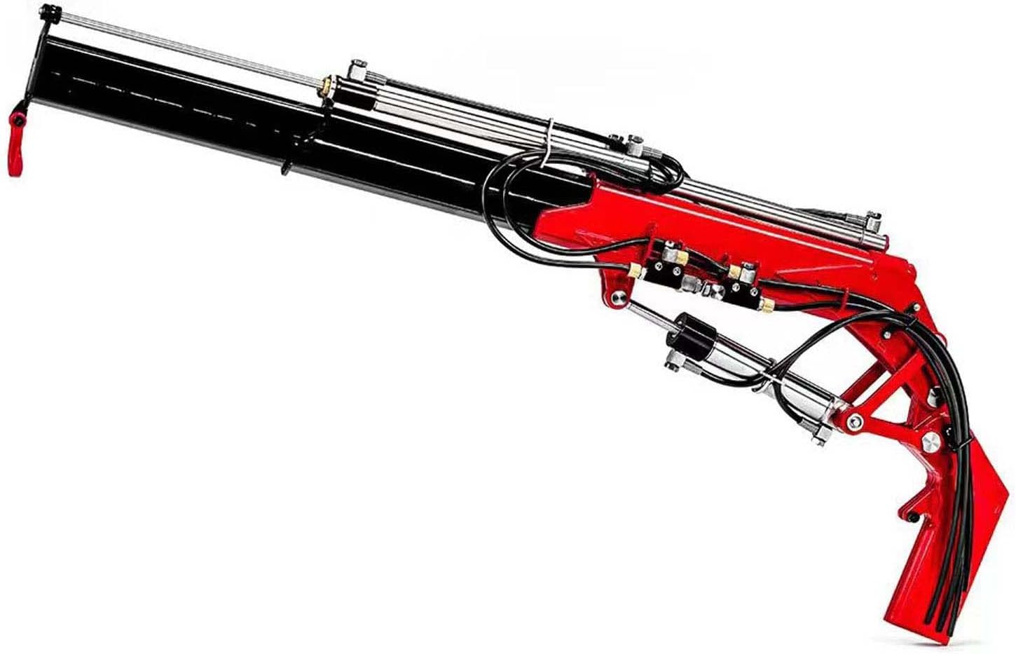 LESU Luffing Jib Crane Unassembled for 1/14 RC Hydraulic Dump Truck Remote Control Truck with Crane Fly Jib Arm Crane Accessories