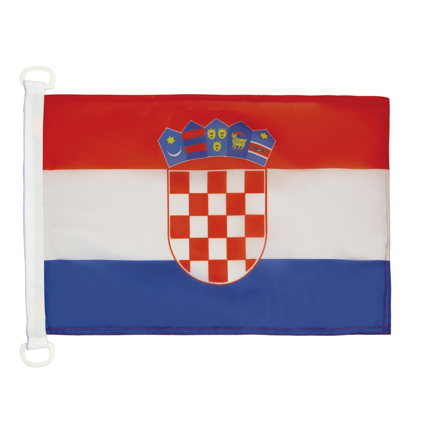 Croatia NAUTICAL Flag 18'' x 12'' - Croatian flags 30 x 45 cm - Banner 12x18 in for boat - AZ FLAG