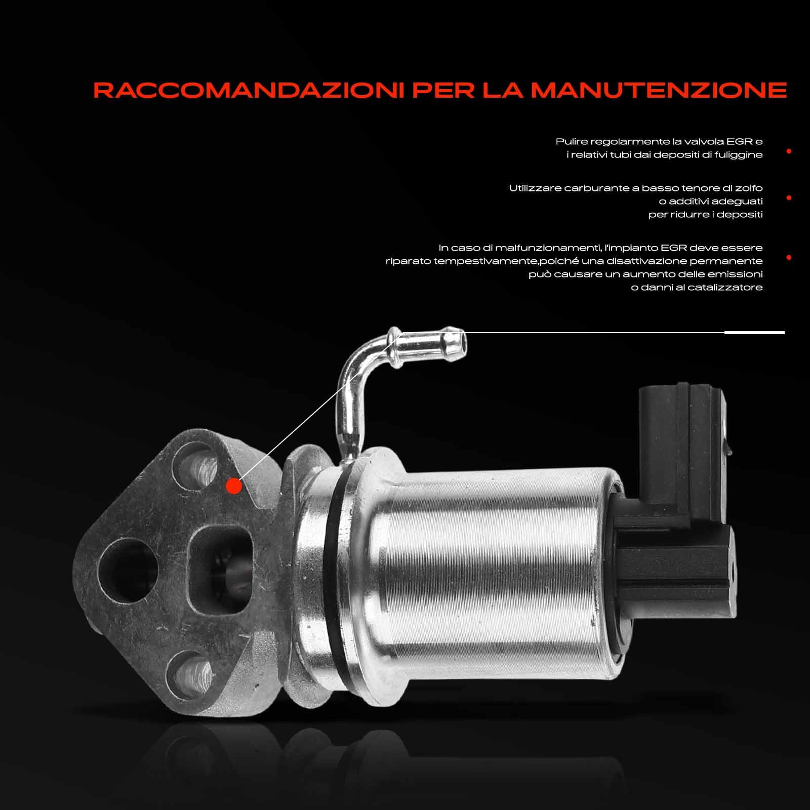 Frankberg ricircolo dei gas di scarico tramite valvola EGR | Compatibile con: Golf IV Variante 1J5, New Beetle 1C1 9C1, A.l.h.a.m.b.r.a 7V8 7V9, T.o.u.r.a.n 1T1 1T2, A3 8P1