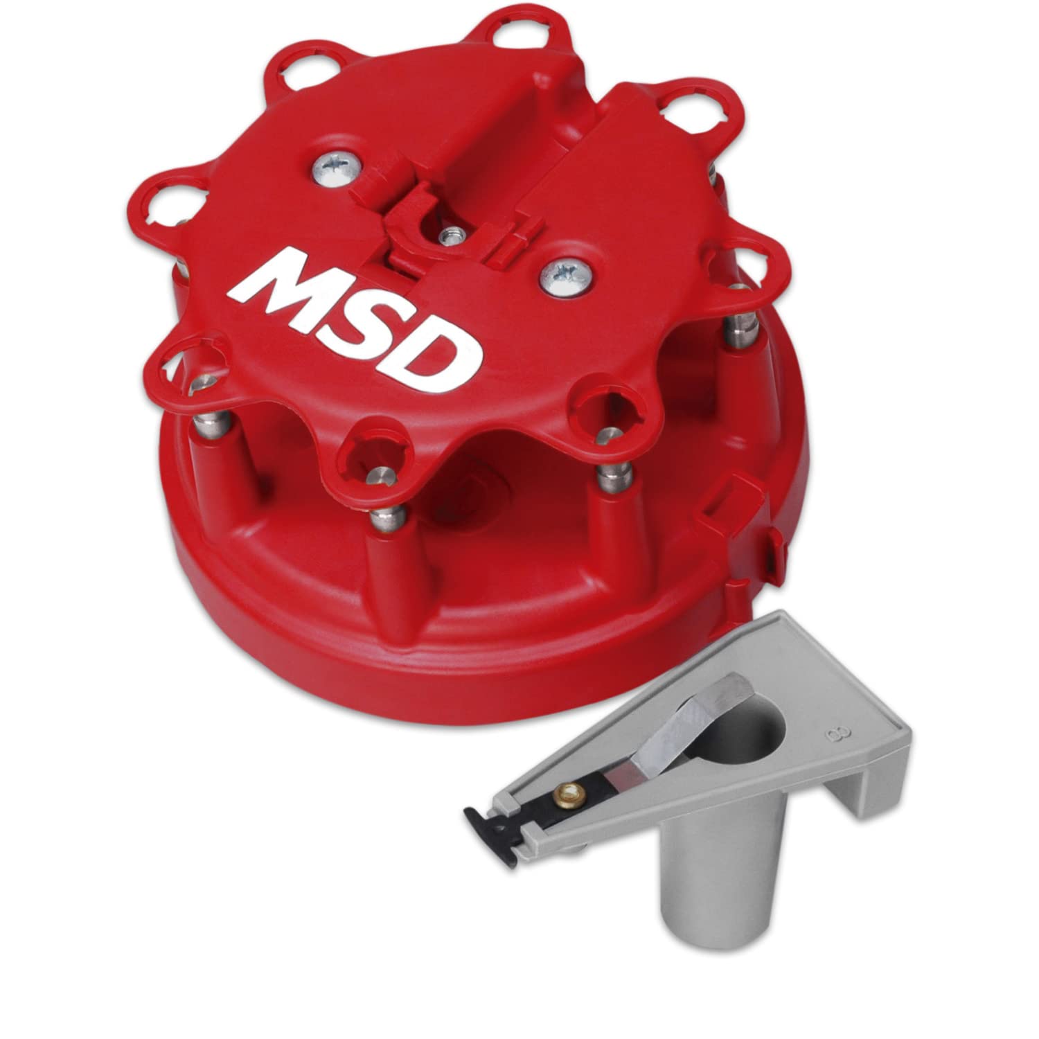 MSD Ignition 8442 Distributor Cap And Rotor Kit MSD 8445 Cap-A