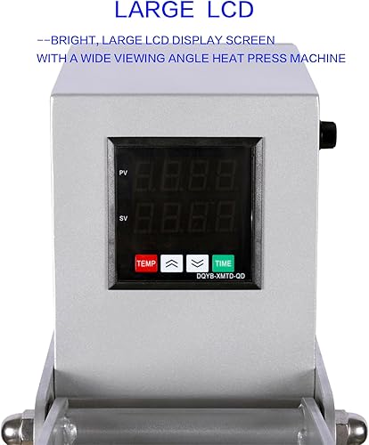 Miniatura 5 de Máquina de prensa térmica 16x24 semiautomática máquina de prensa de calor de doble platina de apertura automática - Prensa de camiseta de