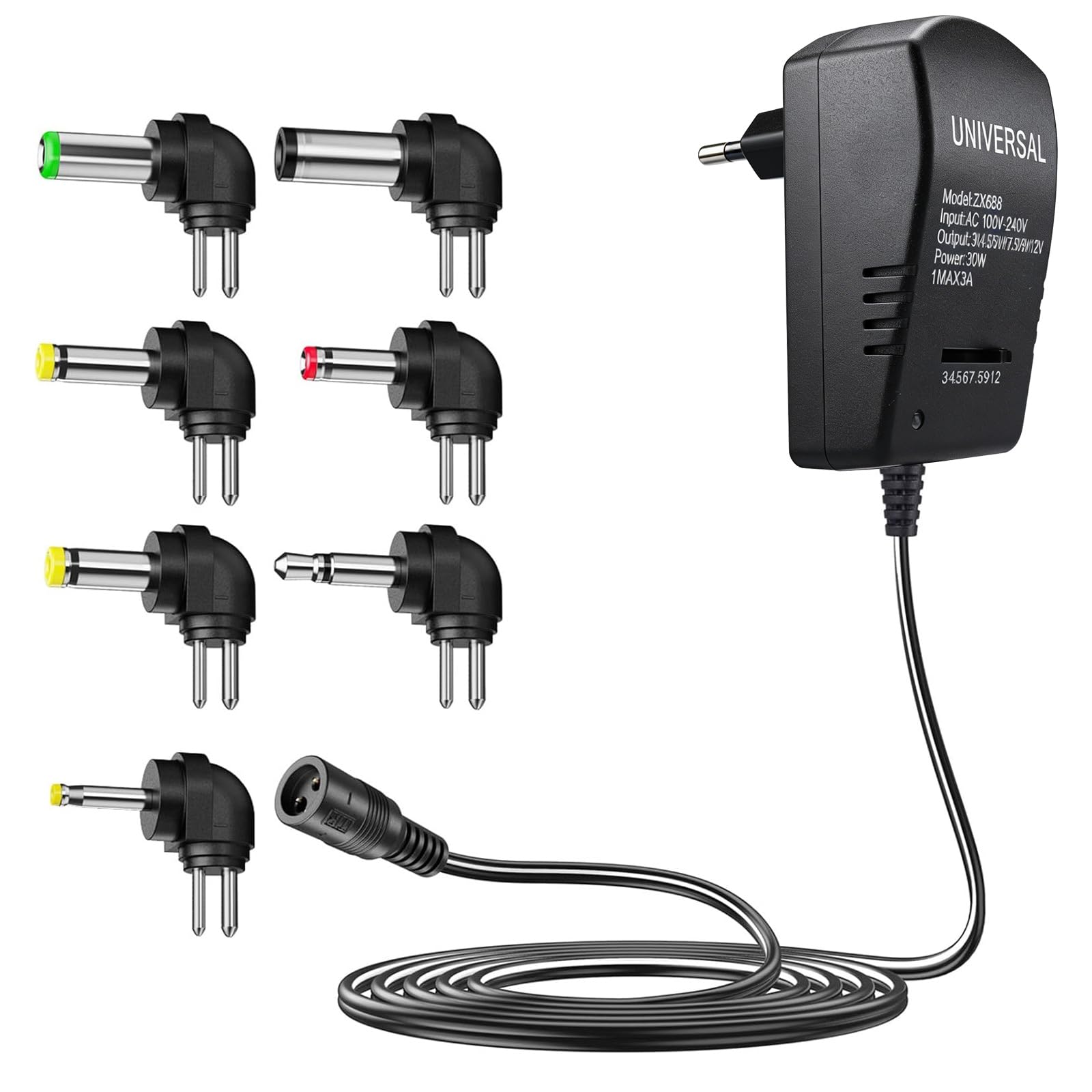 Powice 30 W uniwersalny zasilacz 3-12 V