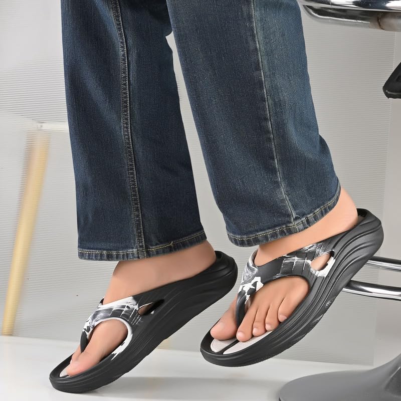 Image of SLIPOVER Flip Flops for Man Doctor Soft | Orthopedic Comfort | Lightweight & Durable | Non-Slip Sole | Ultra Soft Slippers | Stylish & Modern Look Slippers for Men