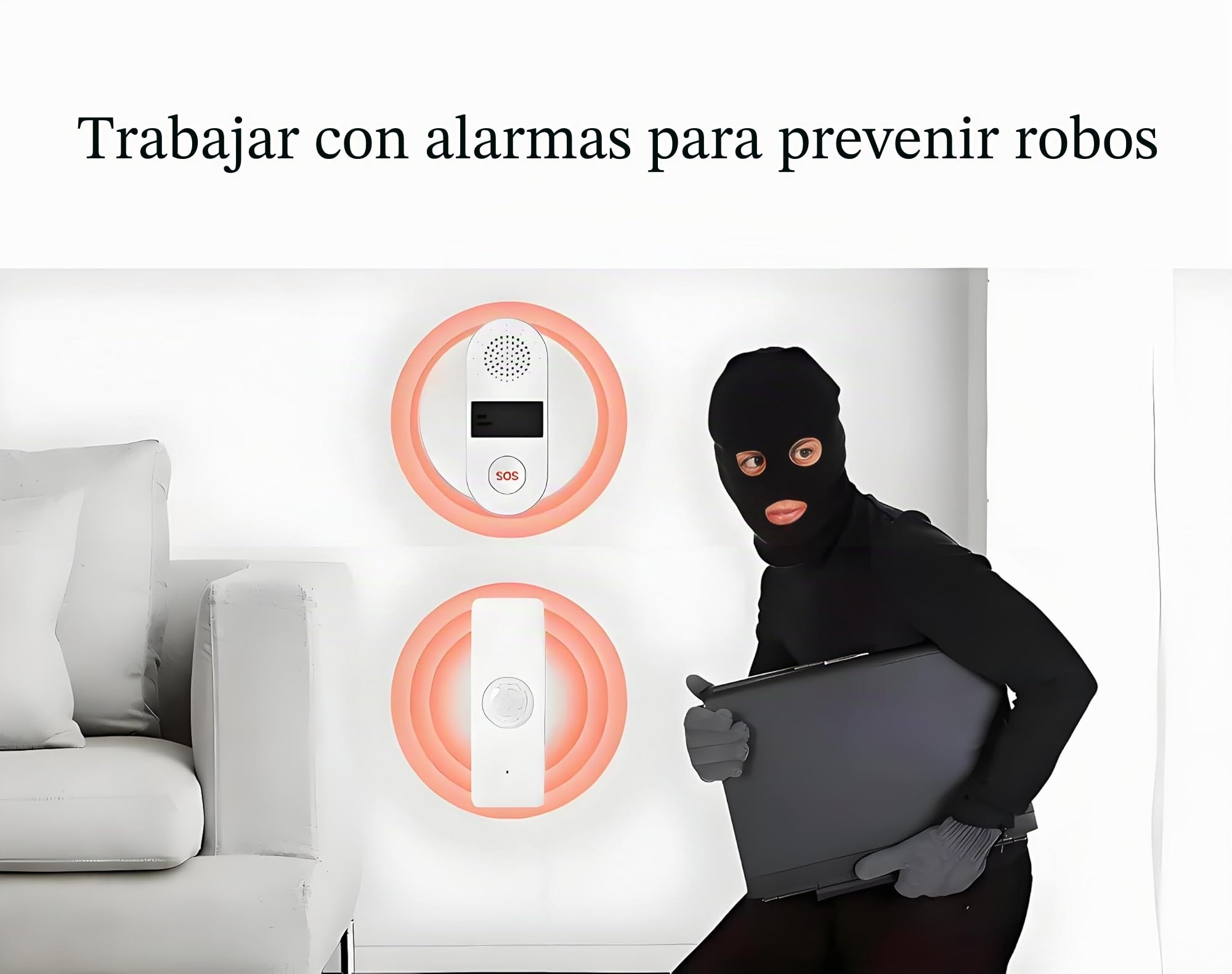 3 Pack Sensor Movimiento Inteligente WiFi 2.4GHz - Activador Automatización Luces Alarmas 105° Cobertura Ahorro Energía Batería AAA Casa Oficina