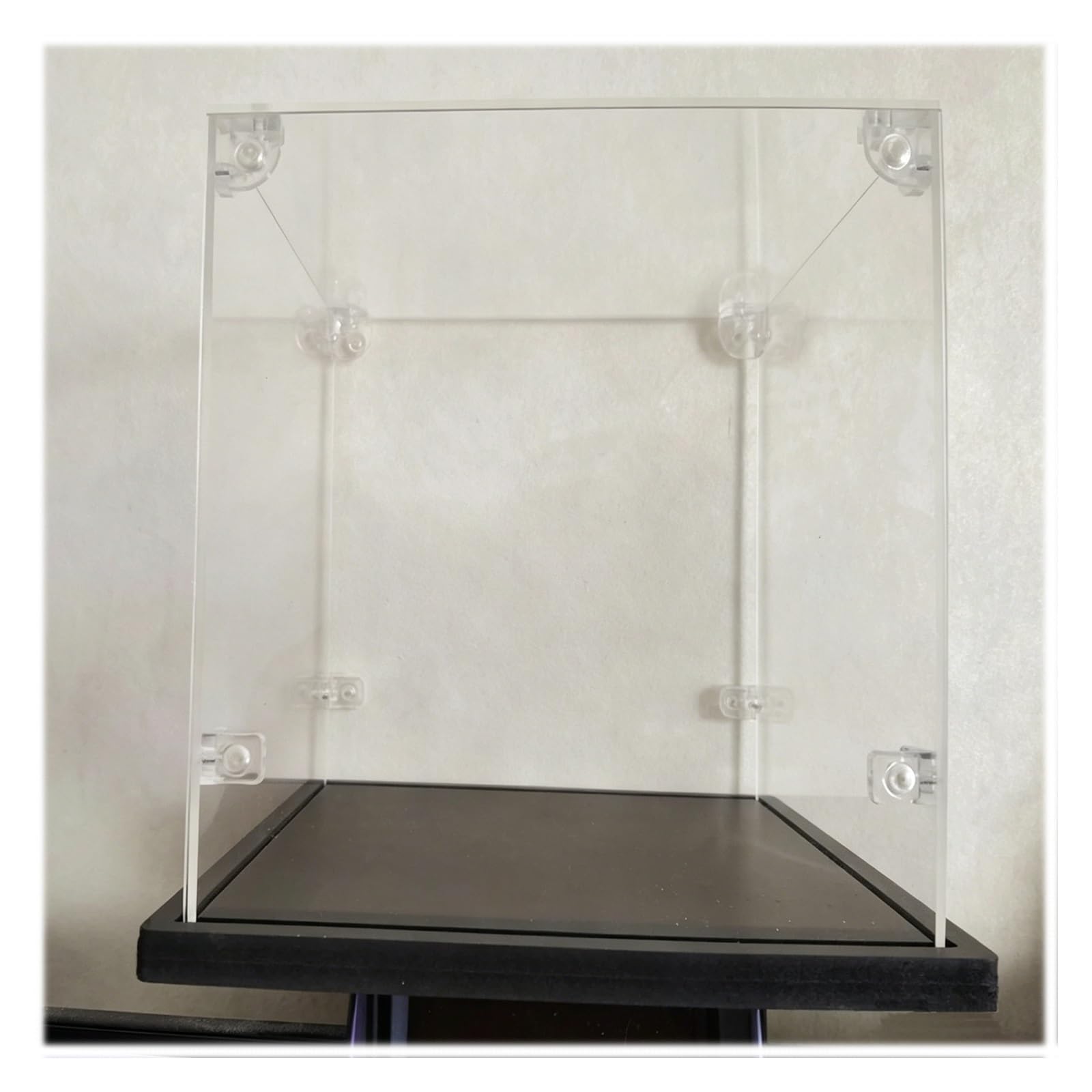 Acrylic Display Case Small Rectangle, 10 12 14 16 18 20 22 24 Inch Tall Clear Presentation Box Collector Showcase for Collectibles, Lightweight Acrylic Exhibit Box(24x24x24in/60x60x60cm)