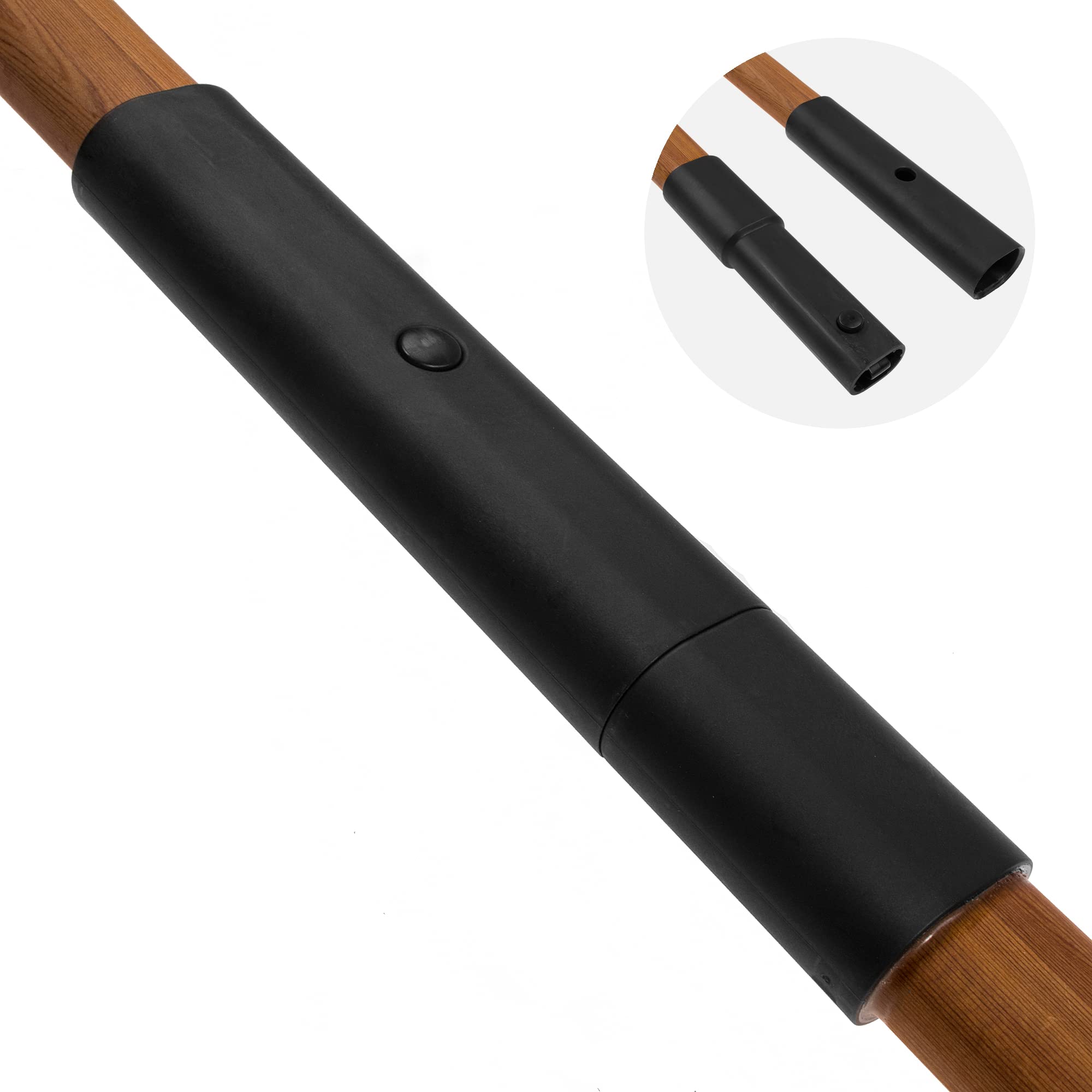 Wiosło Grenlandii 2-tailig ESKIMO Split 215/220/225/230 cm + torba na wiosło do kajaku morskiego bardzo lekka ok. 850-930 g z cedru i jesionu - tradycyjne wiosło Grenlandii z podziałką