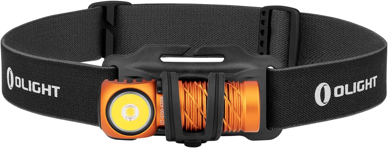 Amazon.co.jp OLIGHT(オーライト) Perun 2 Mini ヘッドライト 充電式 頭につけるライト フラッシュライト 懐中電灯兼用 高輝度led 1100ルーメン 角度