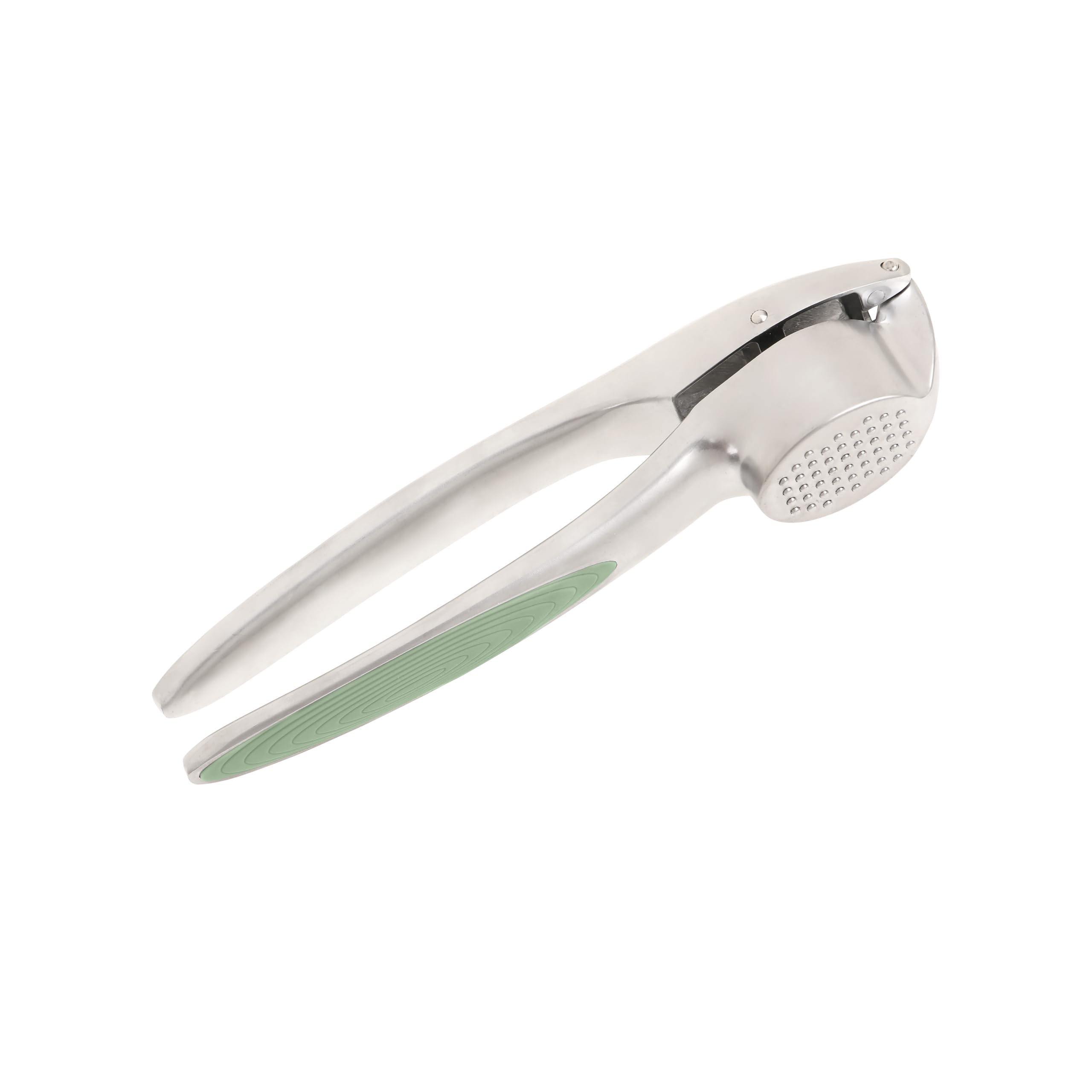 Wiltshire Colour Rush Garlic Press, Chrome Plated, Moss, 15.8x3.9x2.8cm