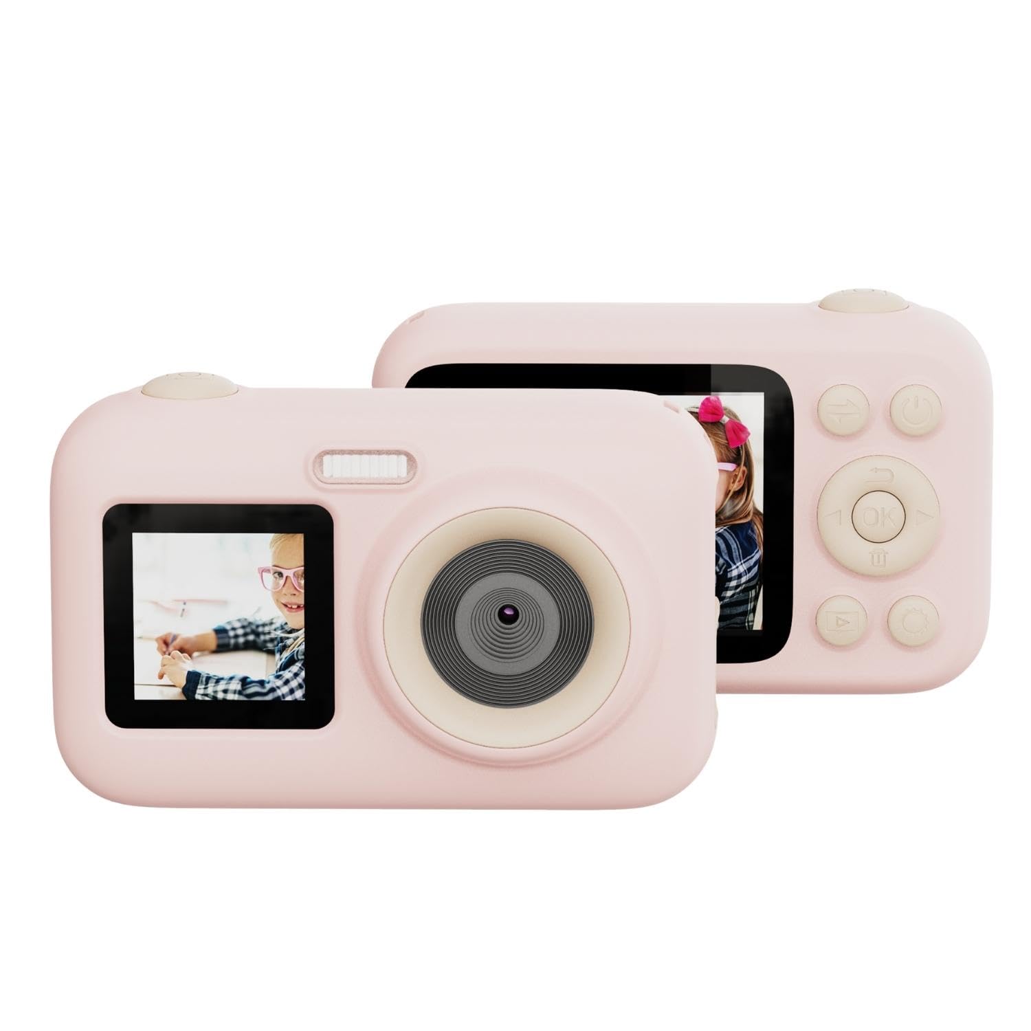 SJCAM FunCam+ Dual Screen Action Camera | 1080P Ultra HD | 2.4″ Large Display Camera, Video Recording, Photo Shooting, Timelapse Video for Children & Adult Kids Camera | Pink (B0CKLLT771) Amazon Price History, Amazon Price Tracker