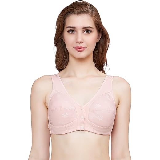 Cotton Non Padded Front Open Bra