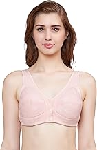 PLUMBURY Cotton Non Padded Front Open Maternity/Nursing/Post Surgery Every Day Bra For Old/Middle Age Women's