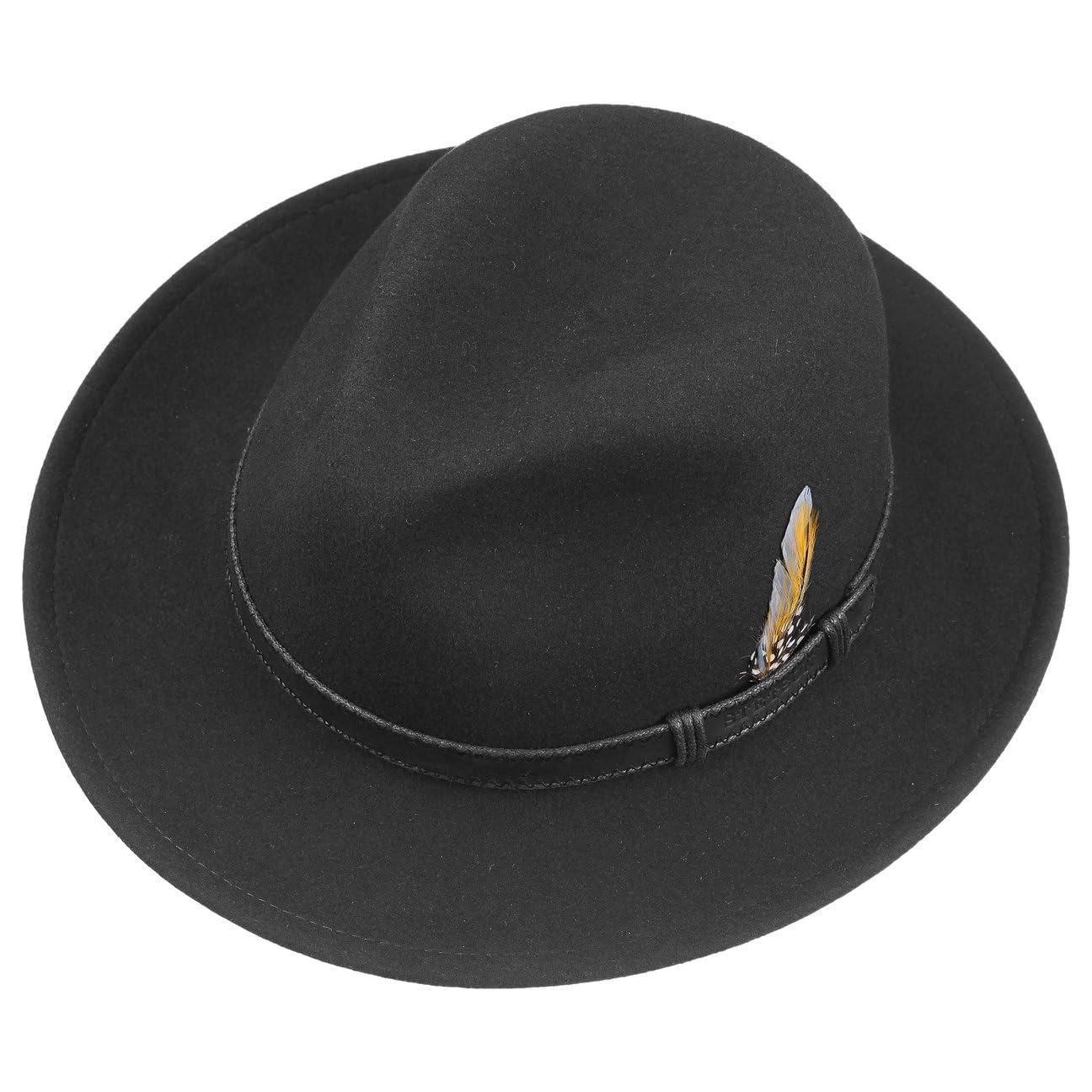 Stetson Rutherford VitaFelt Filzhut Herren Made in USA Wasserabweisend Traveller Packable Garniturband aus Leder Jagdhut Sommer Winter