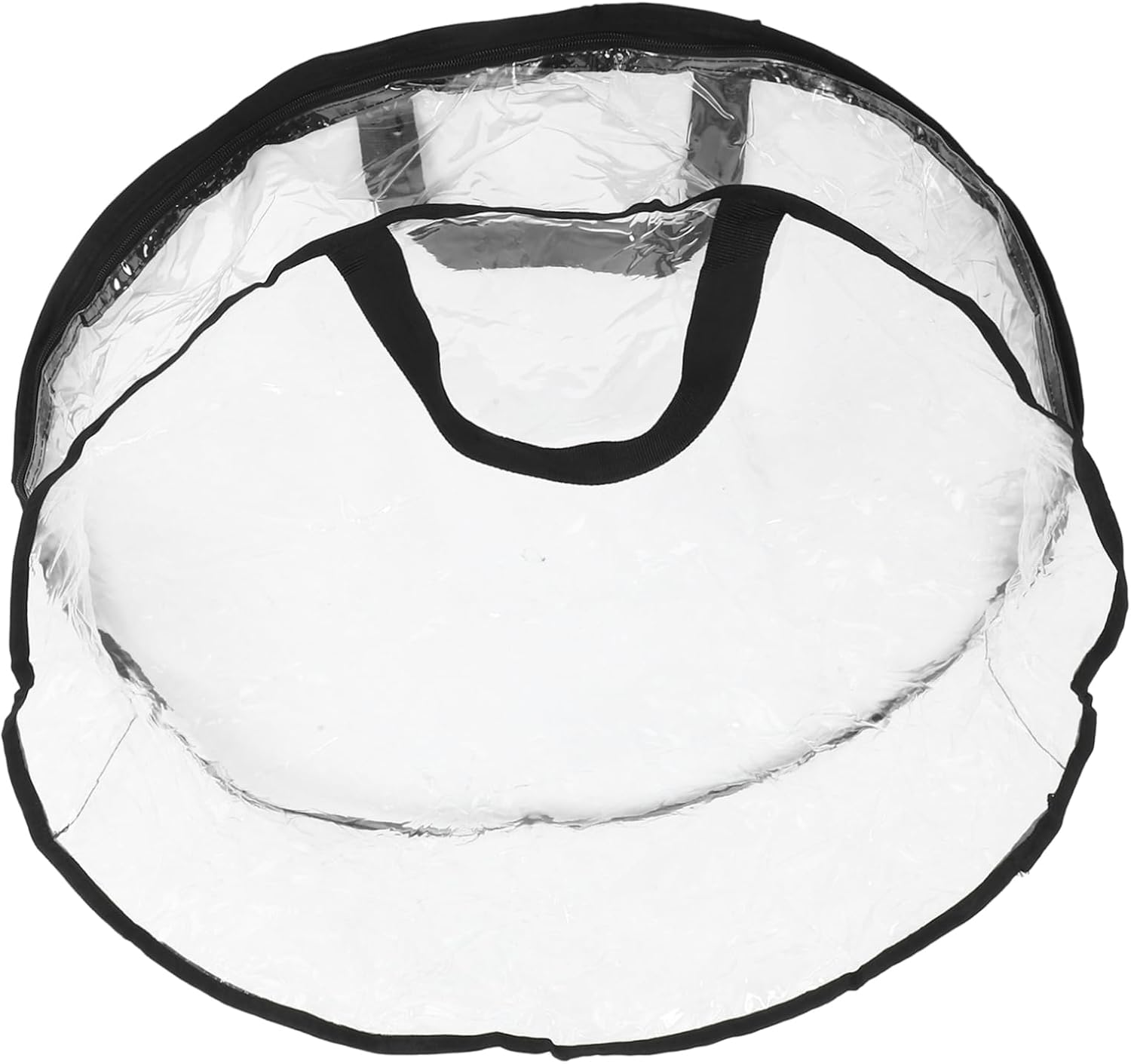 Wreath Organizer for Christmas Large Storage Bag Transparent Window Material Fits Wreaths up for Holiday Decor