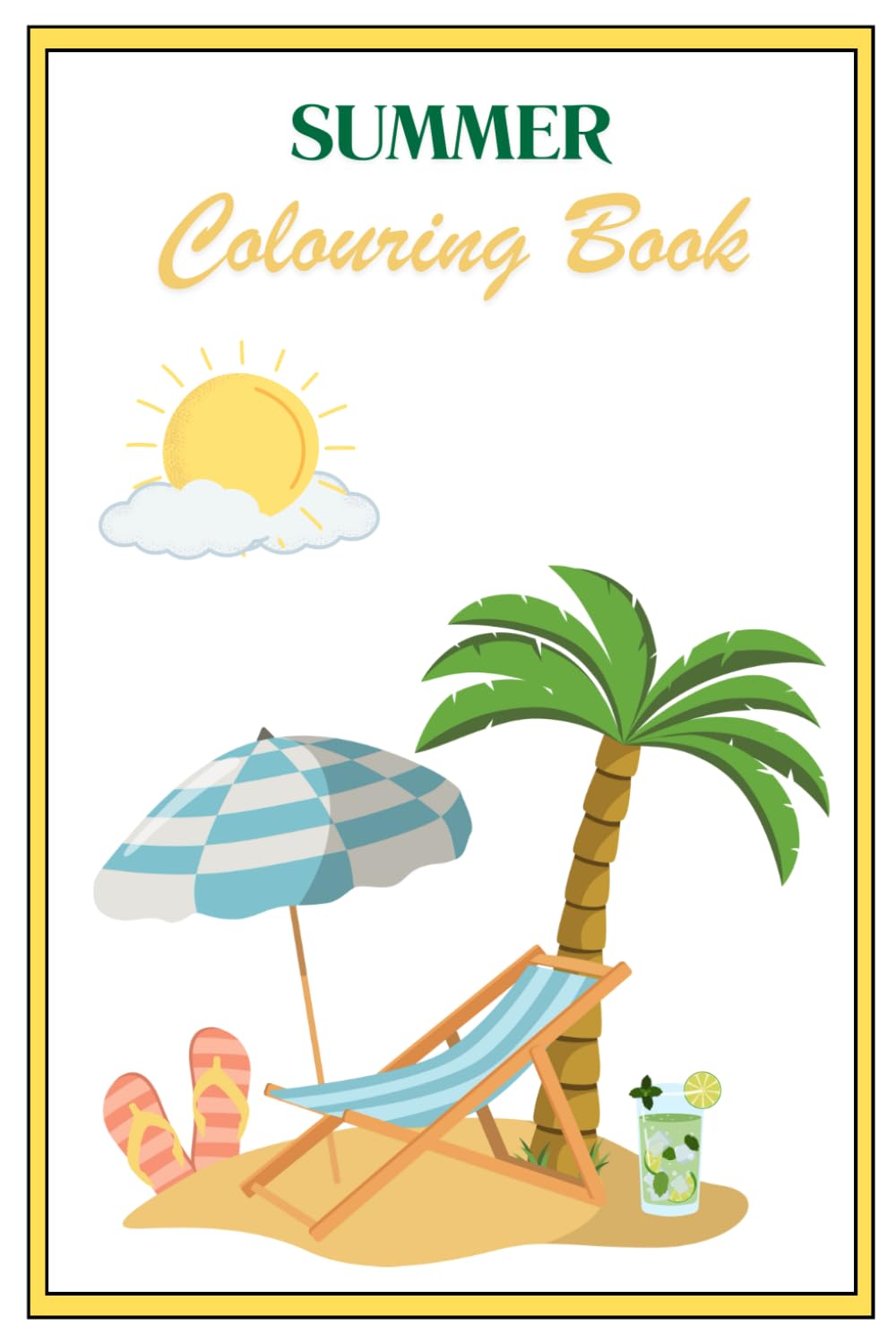 Summer Days Coloring Booklet: 24 Fun Pages to Color for Kids