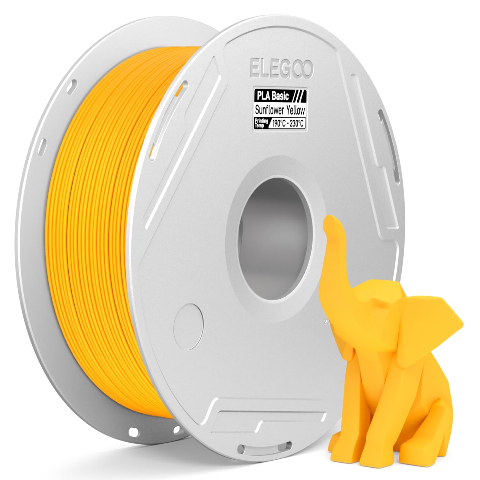 ELEGOO PLA Filament 1KG - Black Refill -16