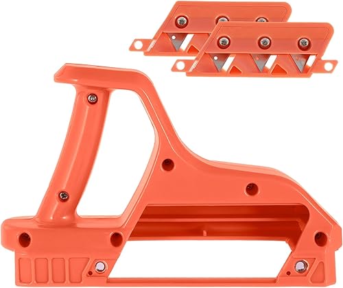 Cortador rápido de placas de yeso, chaflán preciso de tablero de yeso de 45 60 con 10 cuchillas de plástico, bordeadora de paneles de yeso, borde de