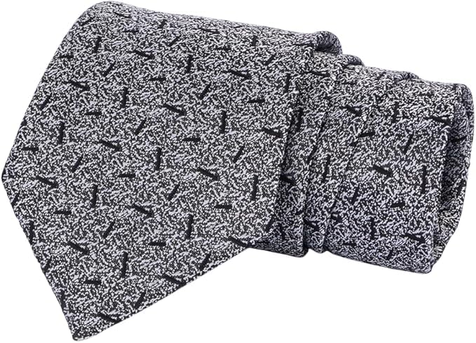 calixto Premium American Style Men’s Necktie – Classic Black & White Patterned Tie for Business, Weddings & Formal Wear – Luxury Look, Modern Design-picture-27
