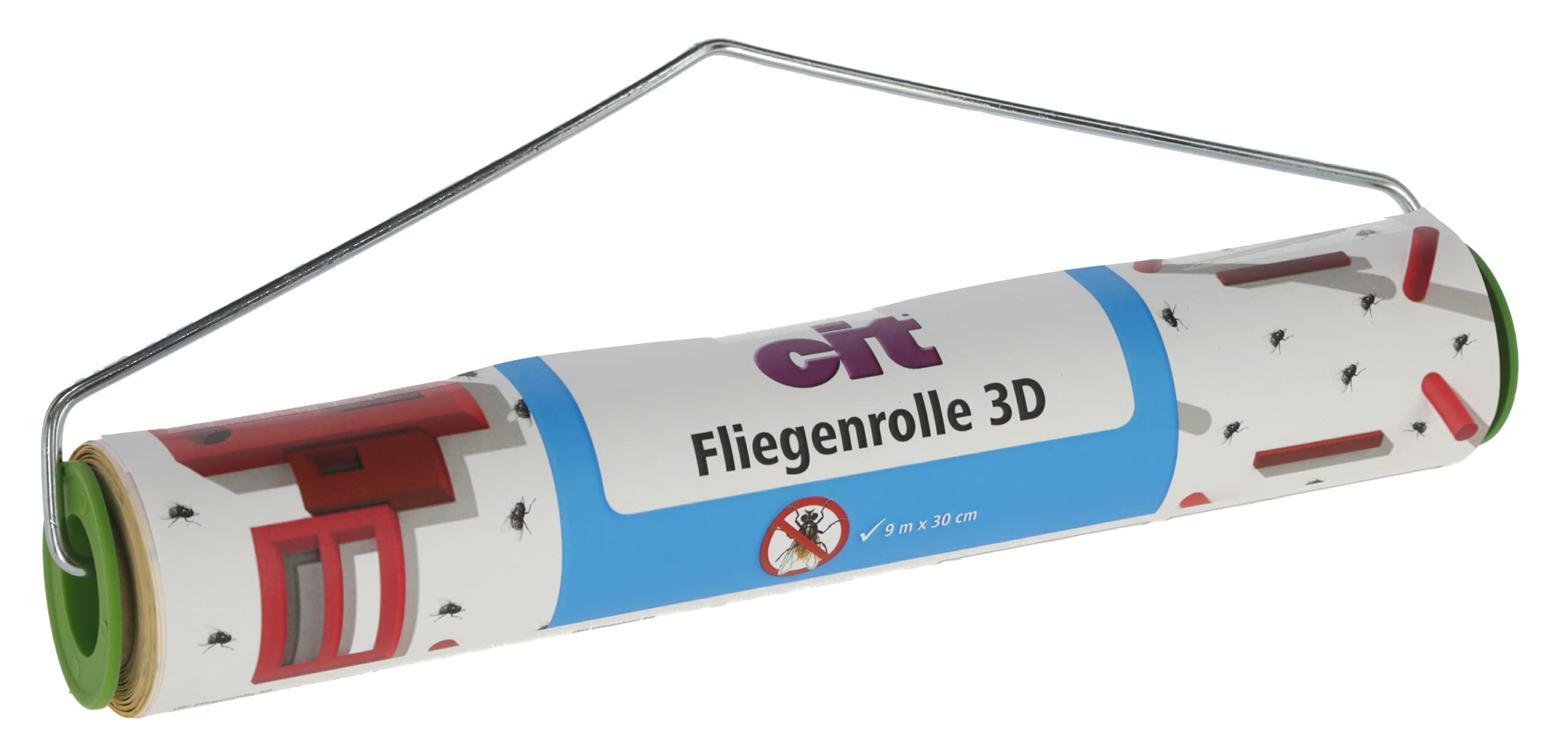 Kerbl 299905 CIT Rouleau Anti-Mouches avec Impression 3D 7 m x 10 cm 167 g