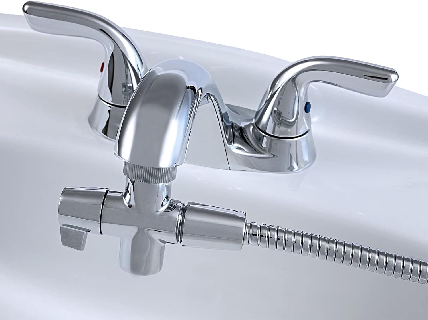 Best Seller RinseWorks - Aquaus 360 Hand Held Bidet for Faucet - Warm Water Bidet - 2 Certified BackFlows - NSF 61 Compliant - Dual Pressure Controls – 3” to 11” Spray Reach - 3 Year Warranty – (Polymer Sprayer)