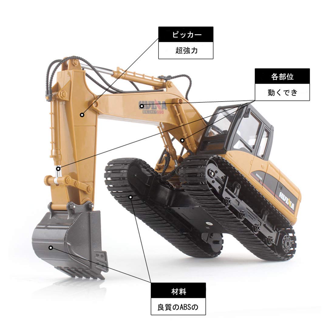 Amazon.co.jp: ラジコンカー ショベルカー ラジコン 掘削機 2.4GHz無線