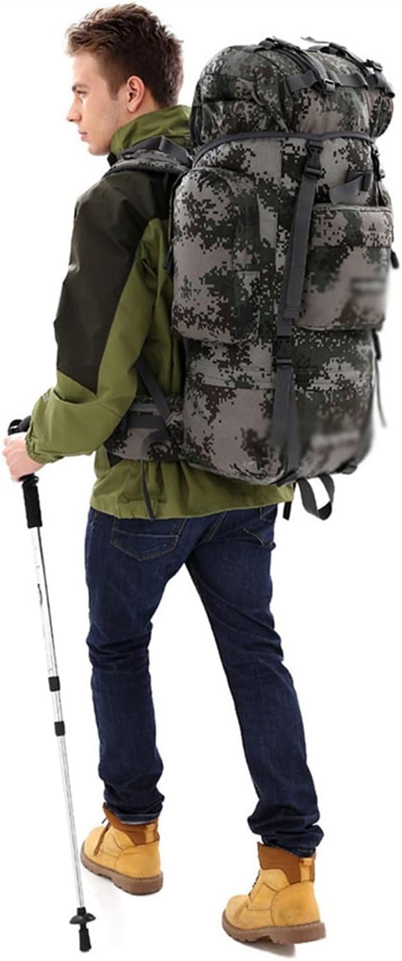 85L Mountaineering Backpack Large Capacity Camping Travel Rucksack