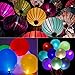 Acmee Non-Blinking Waterproof Single Small LED Lights Battery Powered Paper Lanterns,Balloons,or Vase for Birthday Party or Wedding Decoration (Purple, Pack of 24)