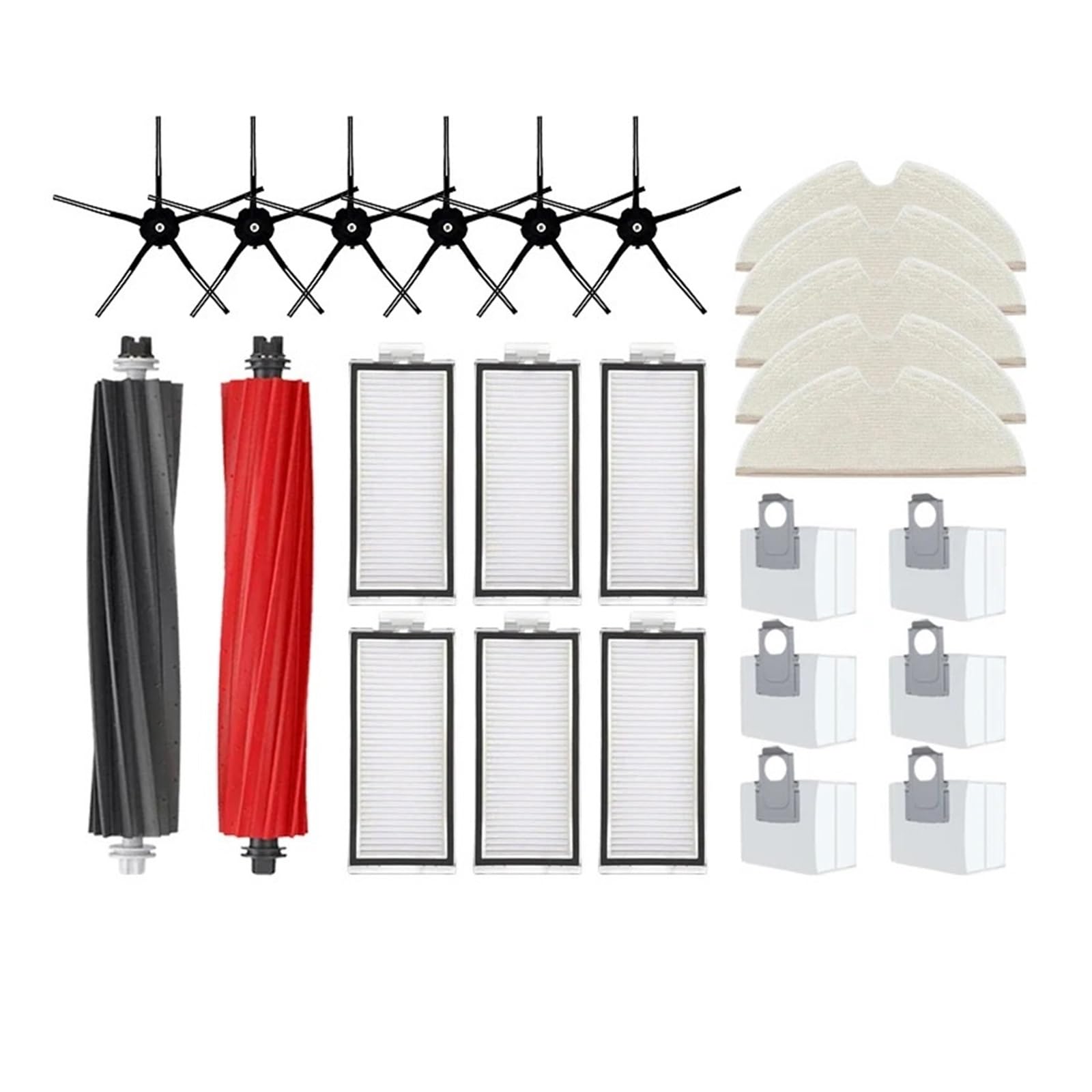 YYMYLXYM Compatible with Roborock Q8 Max, Q8 Max+, Q5 Pro, Q5 Pro+ Robot Vacuum Cleaner Main Brush Cover Hepa Filter Mop Pad Spare Parts Accessories(Orange)