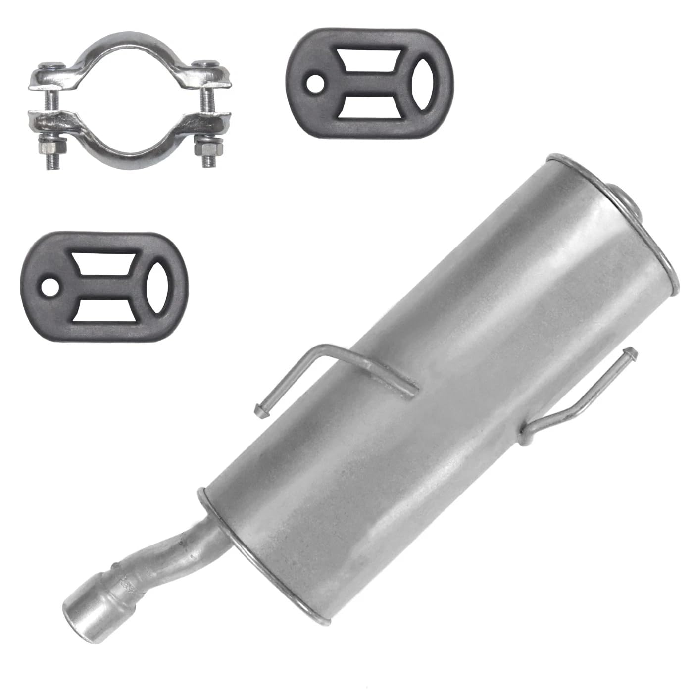 Ferroz Endschalldämpfer Auspuff Endtopf für Peugeot 206 1.4i 1.6i 206 CC 1.6i 206+ PLUS 1.1i 1.4i
