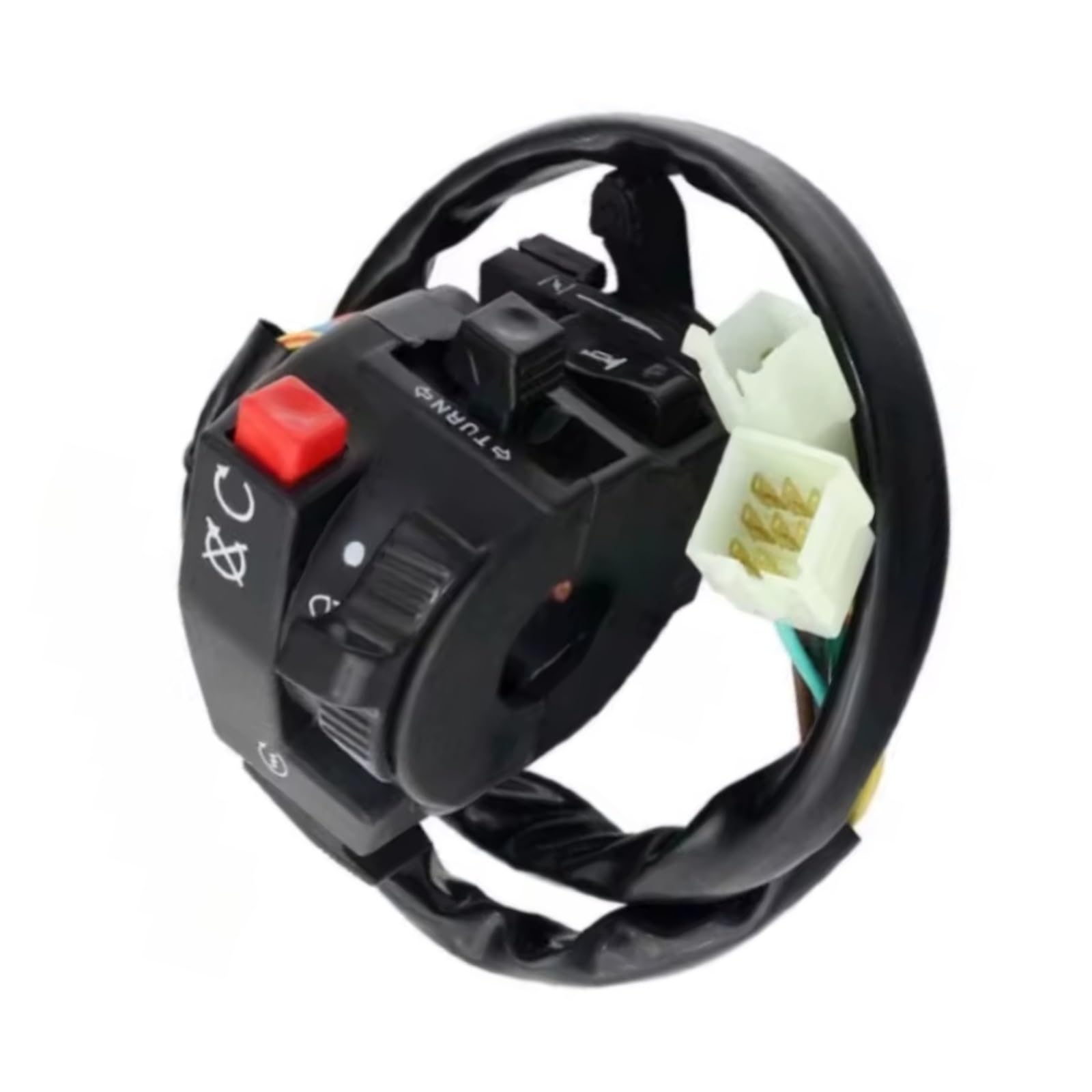 Interruptor señal moto Interruptor Para Moto Manillar Eléctrico De 7/8" 22mm Para ATV/Quad Universal,señal De Giro Izquierda Arranque De Estrangulador De Arranque