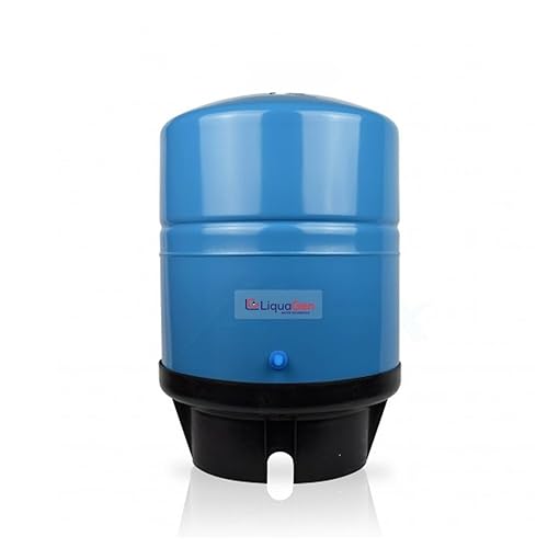 LiquaGen Tanque de almacenamiento de agua de ósmosis inversa RO Tamaño de 20 galones con capacidad de almacenamiento de 14 galones Contenedor de