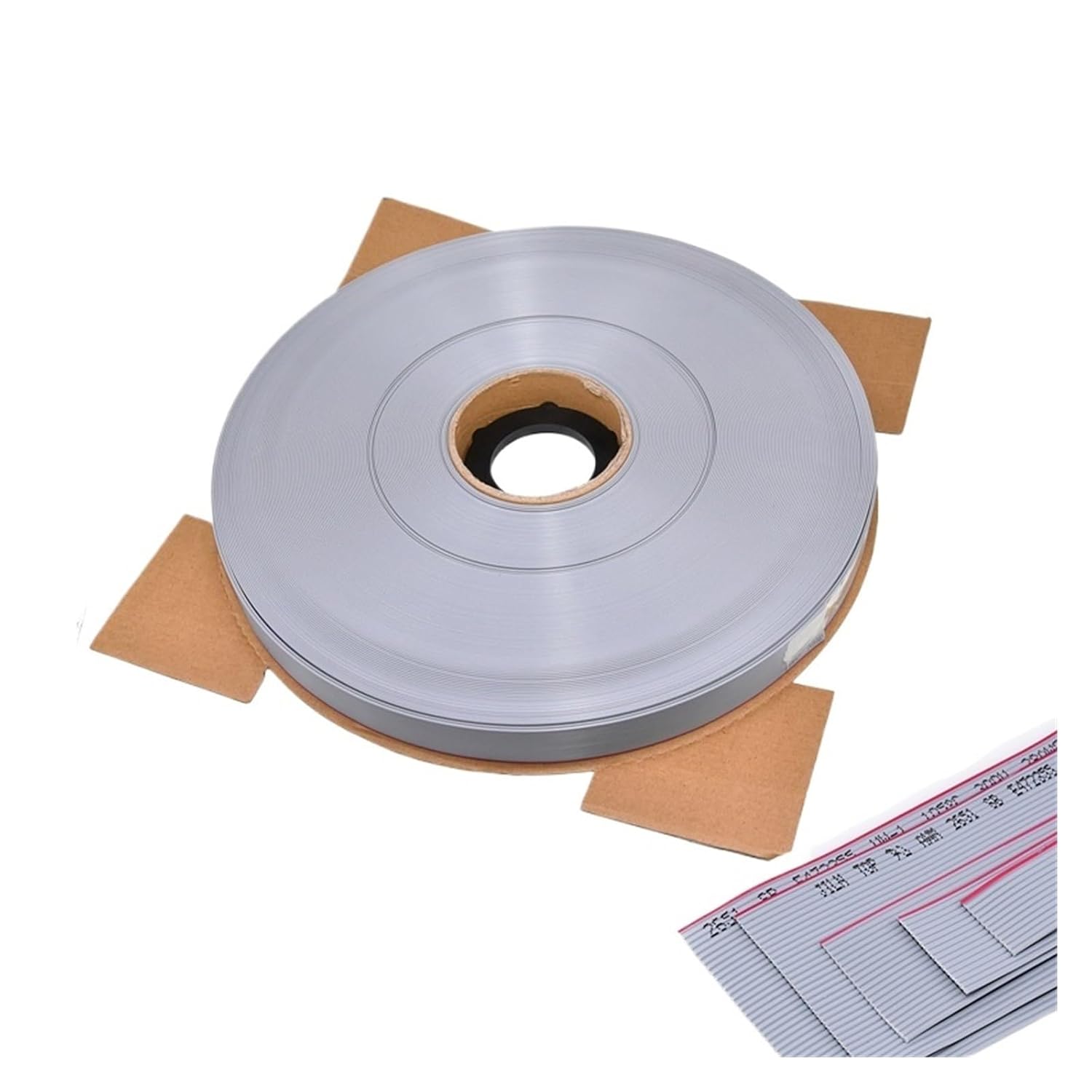 10Meter 1.27mm spacing 8P 10P 12P 14P 16P 20P 26P 30P 40P Grey Flat Cable FC-8 10 16 28AWG The Wire,for IDC FC 2.54MM Connector(10Meter 40pins)