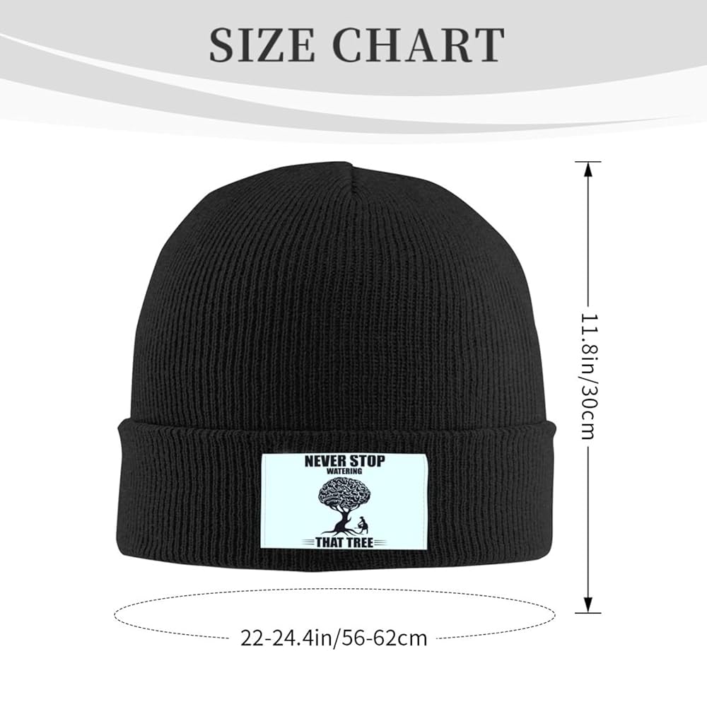 ZKLCRYTR Never Stop Watering That Tree Beanie Hat Acrylic