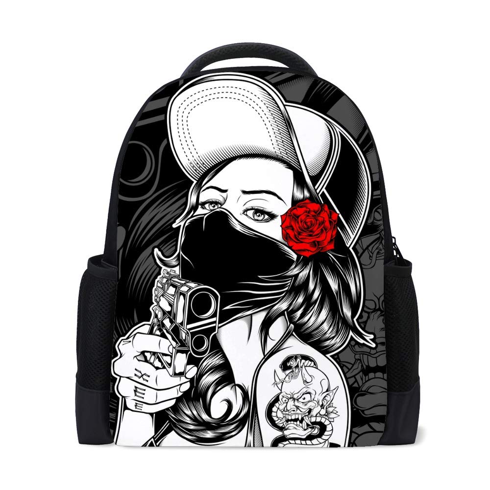 Sac à dos d'école Ruchen 40,6 cm ergonomique avec compartiments - 6