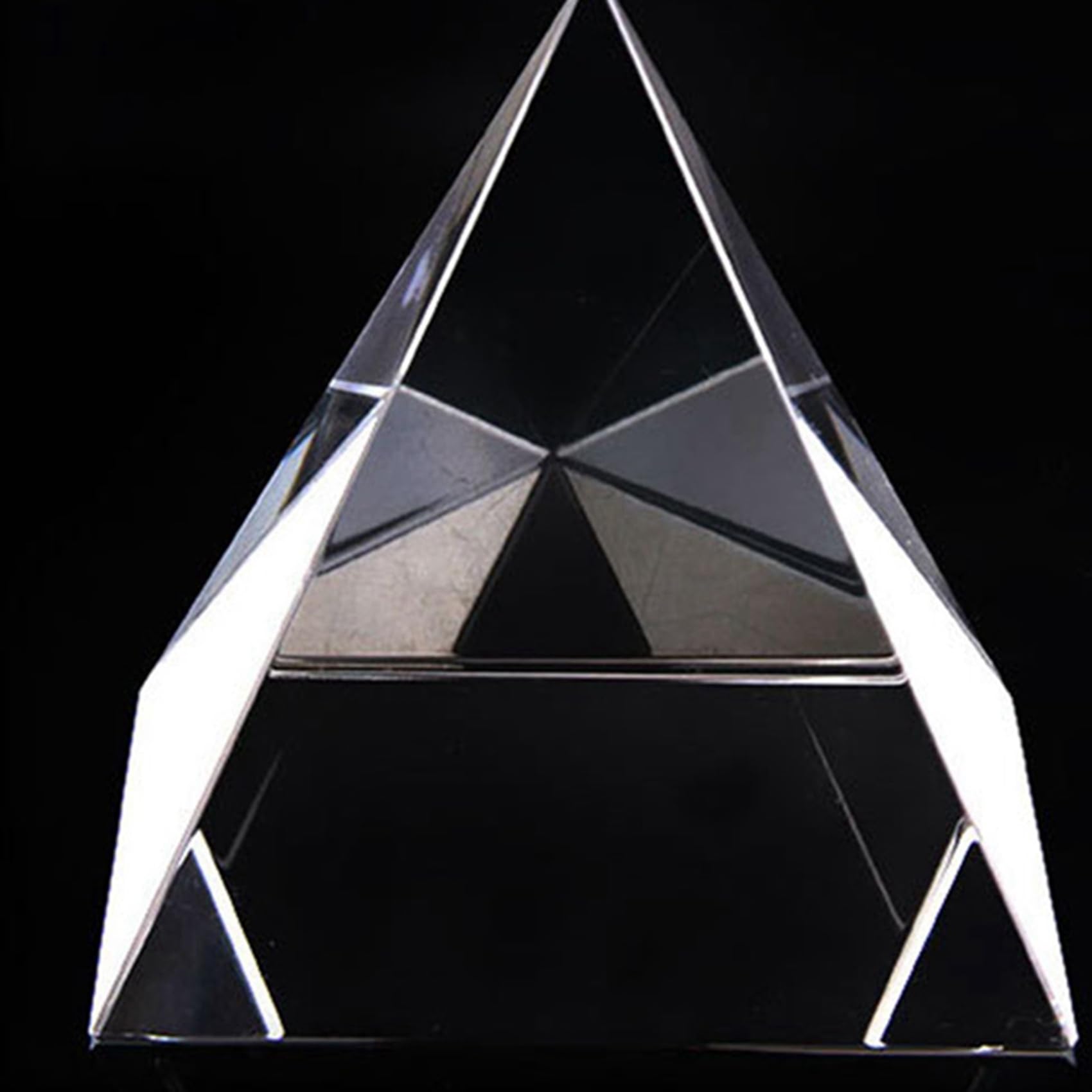 Ficher Piramide in vetro ottico a prisma, 6 pezzi, 40 mm, rettangolare, poliedro adatto per esperimenti didattici