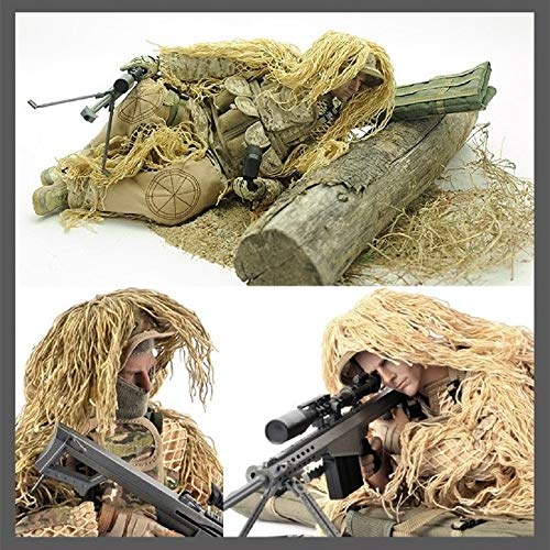 Yeibobo ! Highly Detail Special Forces 12Inch Action Figure Swat Team (Sniper - Desert) #TOP2