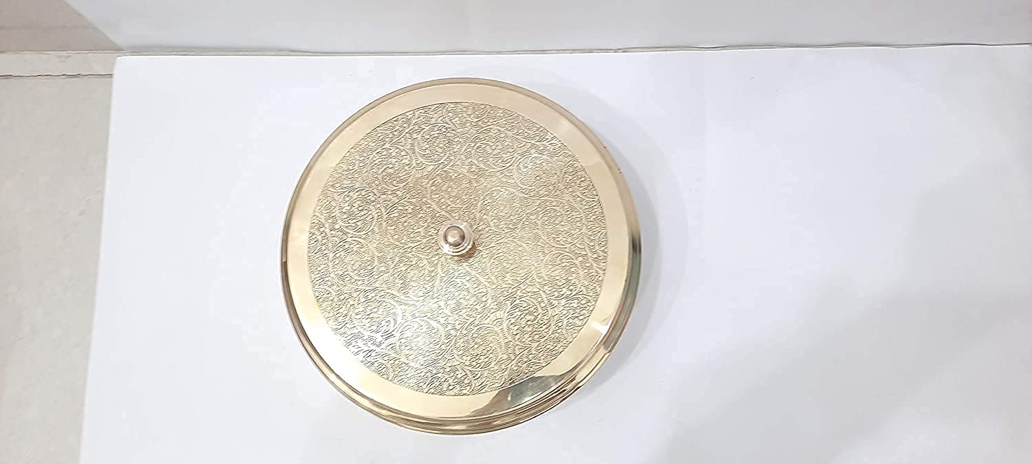 Brass Spice Box Set - 7 Compartments with Spoon -4 Brass Spice Box Set - 7 Compartments with Spoon -4