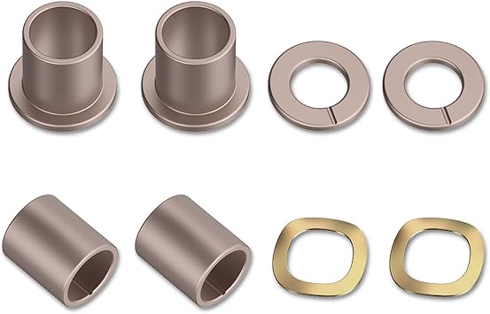 Panglong Golf Cart Upper and Lower Spindle Bronze Bushing Kit Fits 1981-Up Club Car DS Golf Carts Replace OEM#1010150 1016389 8067 7048
