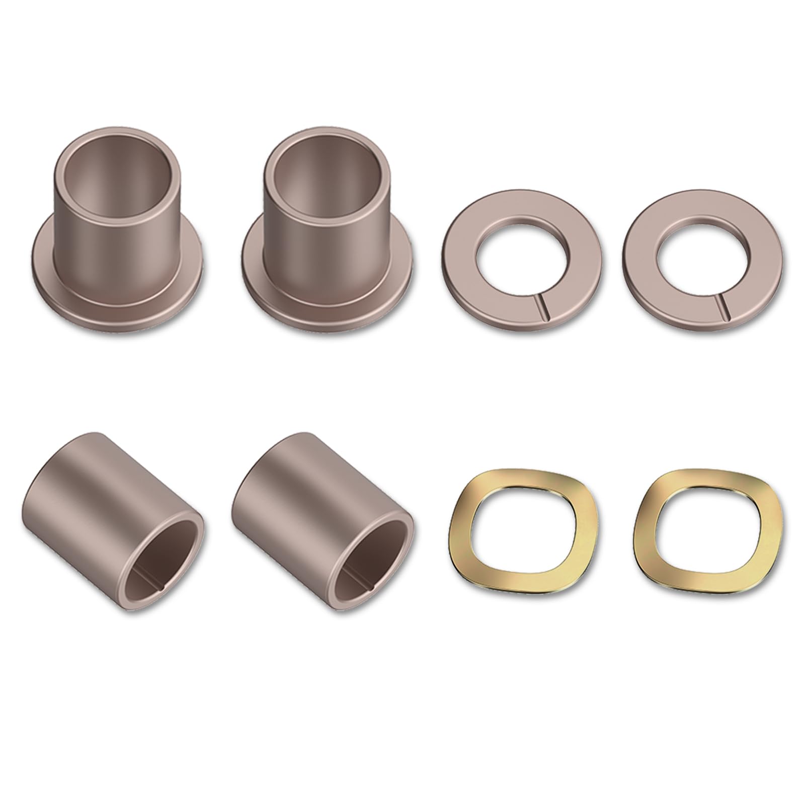 Panglong Golf Cart Upper and Lower Spindle Bronze Bushing Kit Fits