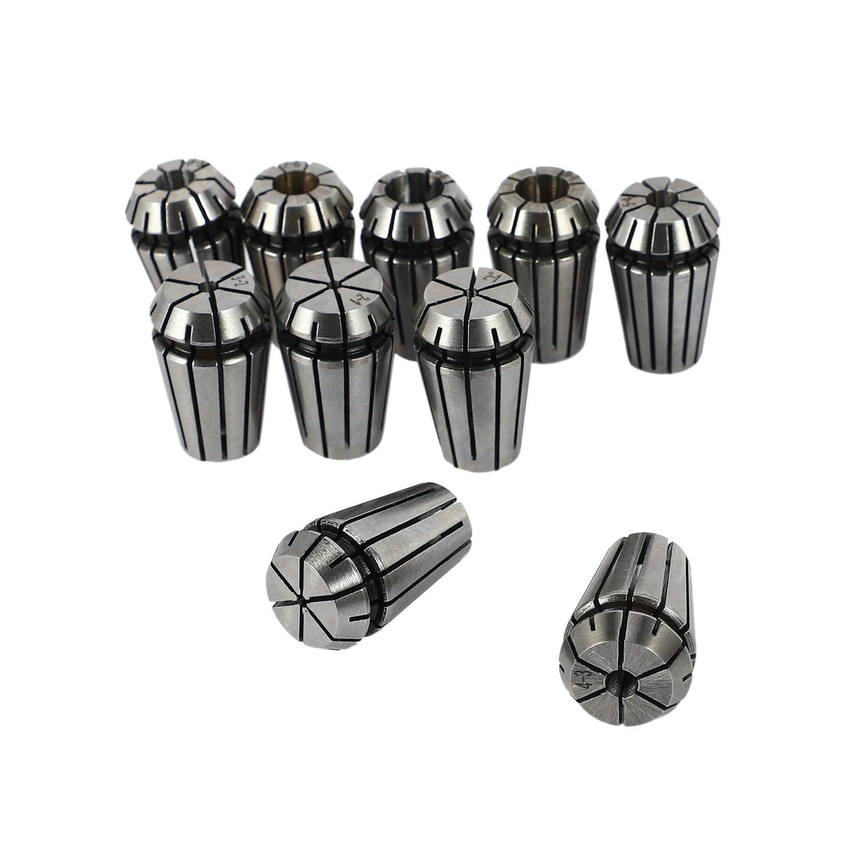 40Pcs Ultra Precision ER16 1-10MM Collet Set pour CNC Fraisage Outil de Gravure Machine