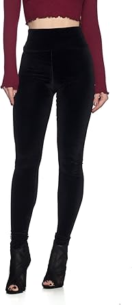 Velvet high waisted leggings Clearance