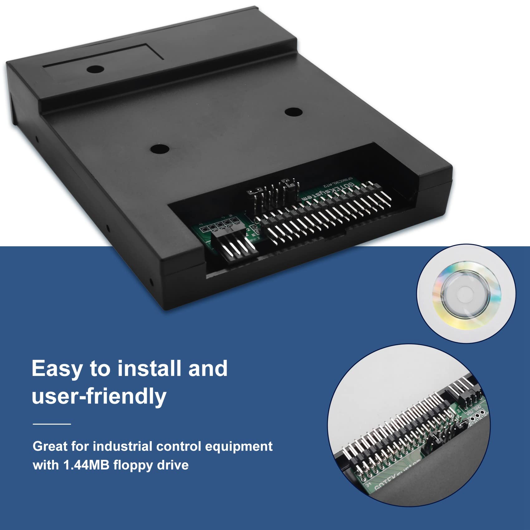 SFR1M44-U100K Nero 3.5 Pollici 1.44 MB USB SSD EMulatore di Disco Floppy per KORG Tastiera Elettronica GOTEK