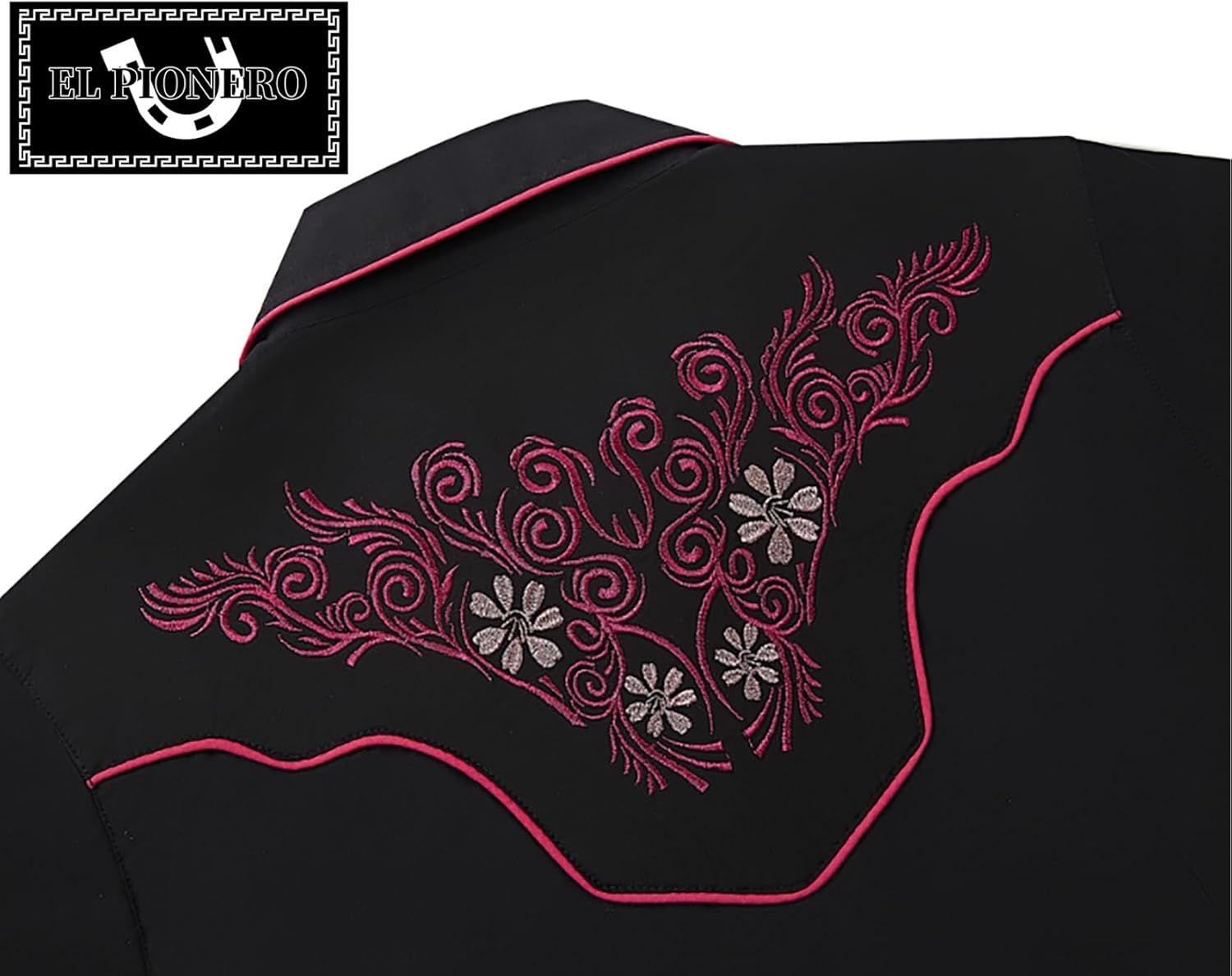 Women's Embroidered Western Cowboy Shirt Vintage Style Long Sleeve Button Down Shirt Premium Quality Snap Front Design S-3XL - Image 4