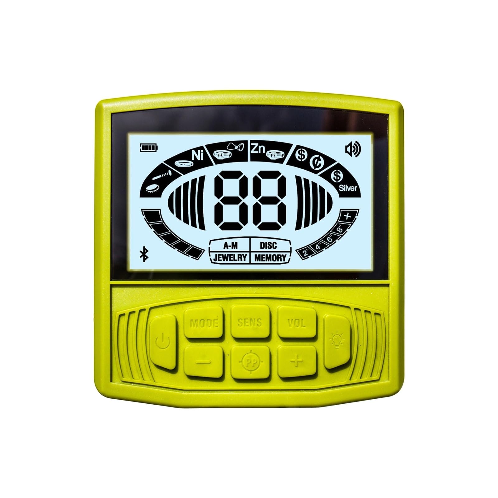 Professioneller Metalldetektor, Goldfinder, Schatzsucher, leistungsstarke wasserdichte Spule, großes LCD-Display zur Goldsuche