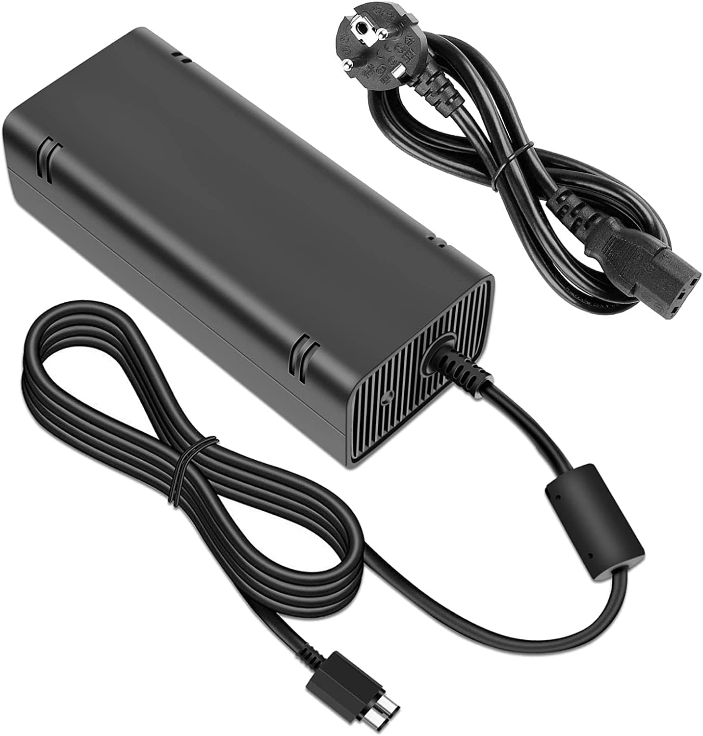 Link-e : Cavo, Caricatore di Rete, Alimentatore Compatibile con la Console Microsoft XBOX 360 Slim Version
