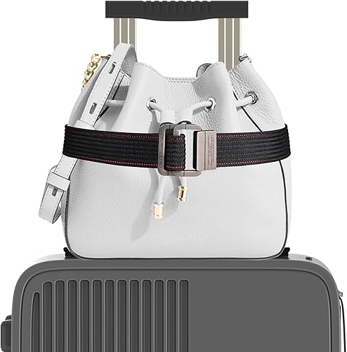 Cinturón de viaje para equipaje, cinturón de viaje para equipaje de mano, elegante y ajustable, cinturón de viaje para equipaje, accesorios de viaje