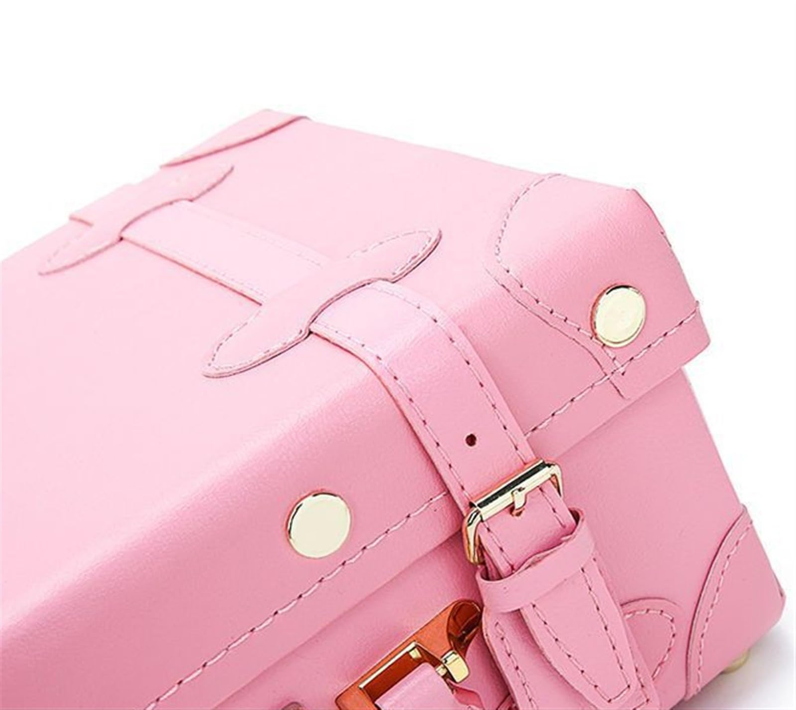 Wings Crake Valigia Grande 28'' 100% Policarbonato - Rosa, 4 Ruote Girevoli, TSA, 76x49x29 Cm - 2