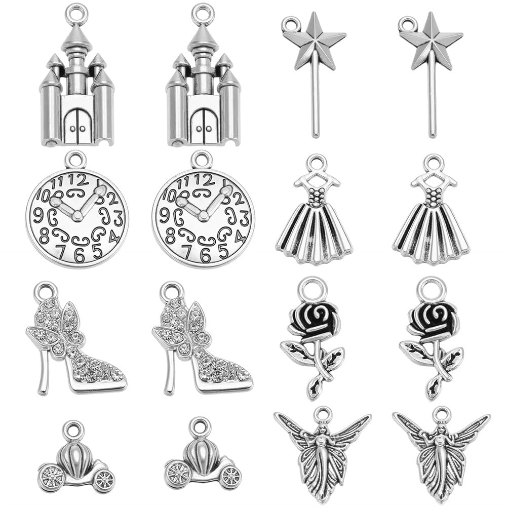 Breloques magiques de princesse pour remplacer vos pendentifs usés de bracelets