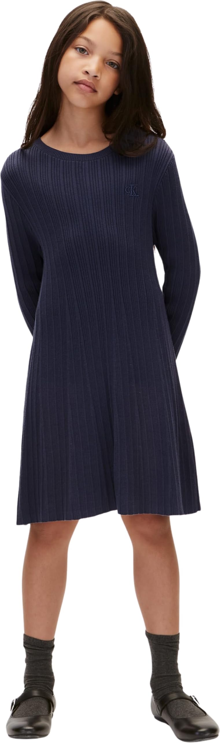 Calvin Klein Chunky Rib Sweater Lvckfjf12g Suéter pulóver Niñas